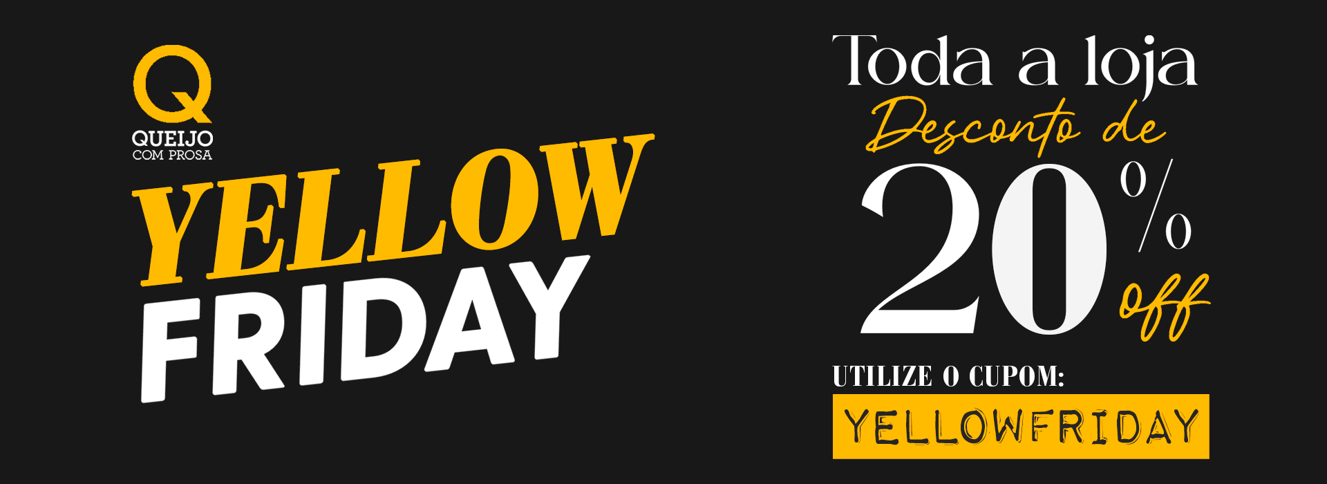 Banner Yellow Friday